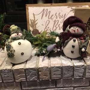 Snowmen * Snowman Christmas holiday Among friends decor